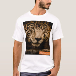 camiseta Masculina Via Pantanal Onça