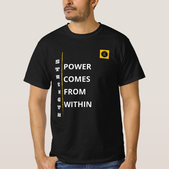Camiseta Masculina - Vibração de Força (Frente)