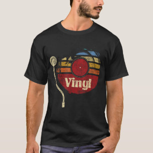 Camiseta masculina Vinil Retro LP Vinyl Records Lo