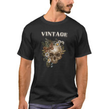 Camiseta Masculina Vintage Caveira