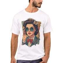 Camiseta masculina vintage estilo dos anos 19 de e
