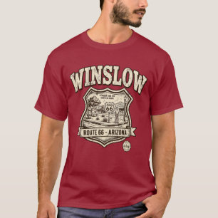Camiseta Masculina Vintage Winslow Arizona Route 6