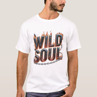 Camiseta Masculina Wild Soul – Edição Chama Leve e
