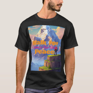 Camiseta Masculina XL “Caminhada pela Paz” Casual