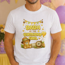 Camiseta masculina Yellow Dada da Menina de Aniver