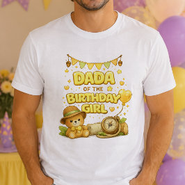 Camiseta masculina Yellow Dada da Menina de Aniver