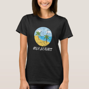 Camiseta Masculinas Férias de Verão de Praia Areia Palmeira