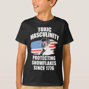 Camiseta Masculinidade Tóxica Republicana Bandeira American