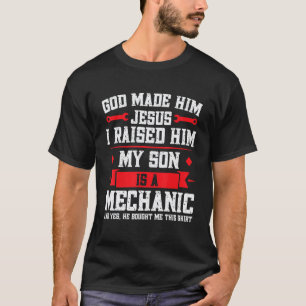 Camiseta Masculino Meu Filho É Um Mecânico Pai Mecânico 1