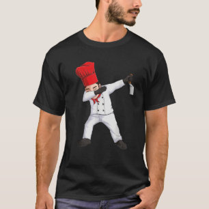 Camiseta masculinos do cozinheiro Hibachi dabbing engraçado