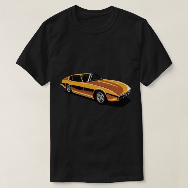 Camiseta Maserati Ghibli 1970 (Frente do Design)