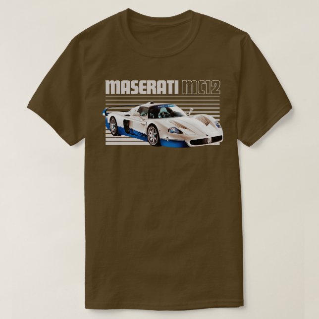 CAMISETA MASERATI MC12 (Frente do Design)
