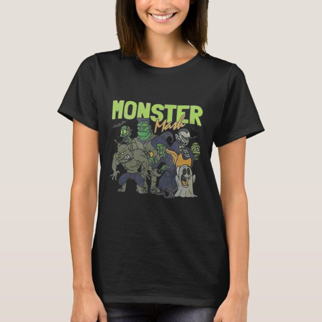Camiseta Mash Vintage Ghost Halloween Engraçado (Frente)