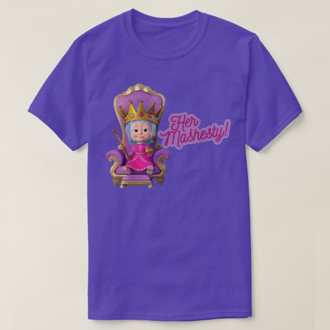 Camiseta Masha and the Bear  (Frente do Design)