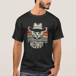 Camiseta Mashup Retro Entre Meow E Como Está o Meme do Gato