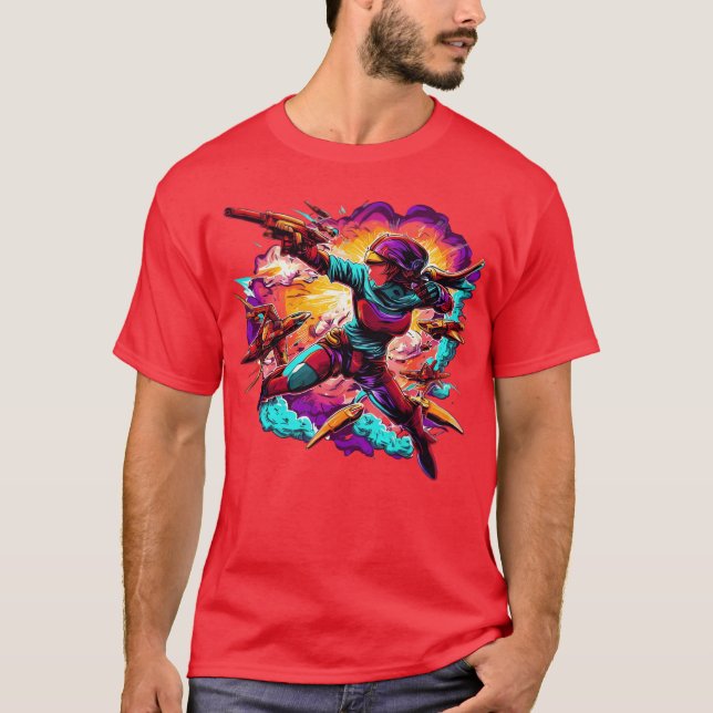 Camiseta Masked Heroakes Flight friends (Frente)
