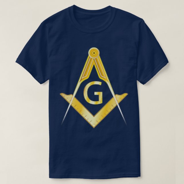 Camiseta Maso de Compass da Praça Freemason Hanukkah de Últ (Frente do Design)