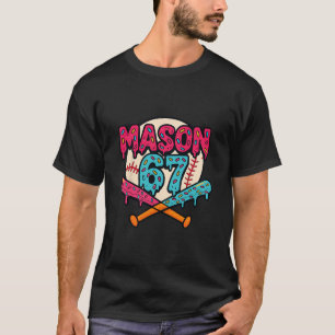 Camiseta Mason 67 Funny Sorvete Drip Vender Meme Gráfico 