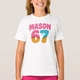 Camiseta Mason 67 Sorvete Meme Engraçado Seis Sete Matizes