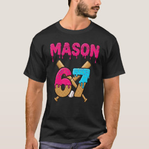 Camiseta Mason 67 Sorvete Meme Engraçado Seis Sete Matizes