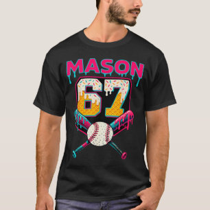 Camiseta Mason Engraçado 67 Seis Sete Srt Meme Sorvete Gota