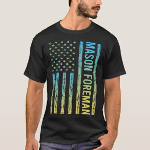 Camiseta Mason Foreman Amarelo Azul
