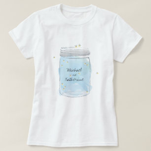 Camiseta Mason Jar e Fireflies