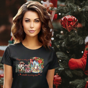 Camiseta Mason jar inverno maravilha Papais noeis de Natal 