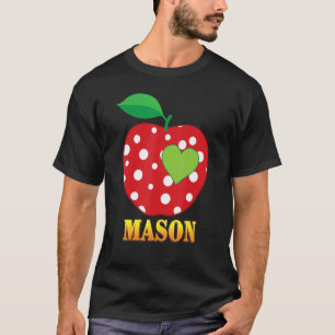 Camiseta Mason Love School Back To School Boy Study T