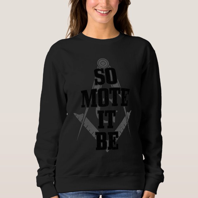Camiseta Mason So Mote It Be Maçom Maçônico Quadrado & Comp (Frente)