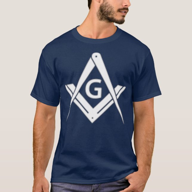 Camiseta Masonic Square Compass Freemason (Frente)