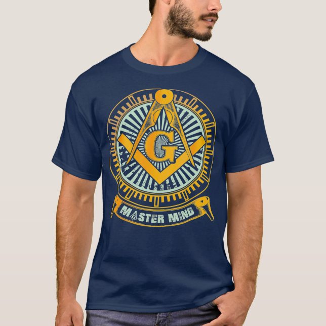 Camiseta Masonic Square Fantástico e Mestre de Compass (Frente)