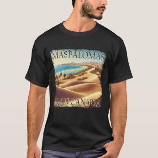 Camiseta Maspalomas Gran Canaria deserto de verão