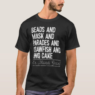 Camiseta Masquera Do Carnaval Do Miçanga E Máscara Mardi Gr