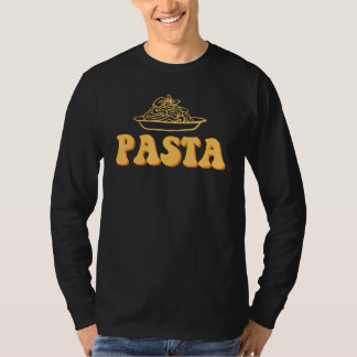 Camiseta Massa Retro Groovy Comida Italiana Massa Espaguete