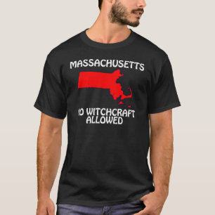Camiseta Massachusetts - Bruxaria Não Permitida