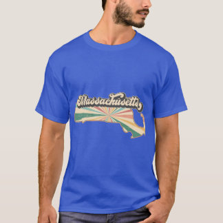 Camiseta Massachusetts Fan Retro State
