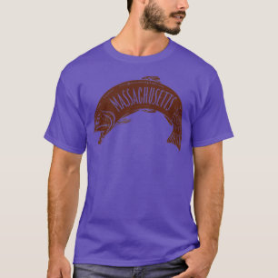 Camiseta Massachusetts Fish Wordmark
