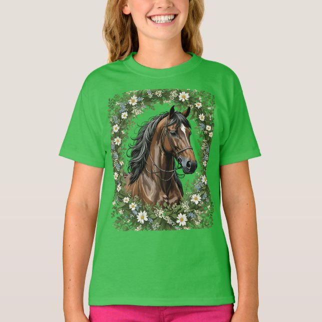 Camiseta Massachusetts Morgan Horse E Mayflower (Frente)