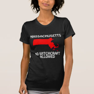 Camiseta Massachusetts - Nenhuma Bruxaria Permitida