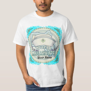 Camiseta Massachusetts Nurse