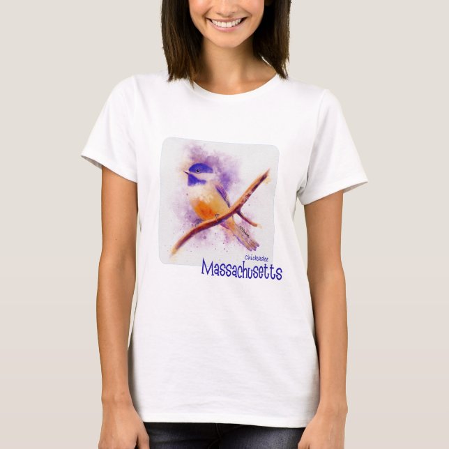 Camiseta Massachusetts State Bird, o Frango (Frente)