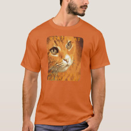 Camiseta Massachusetts Território Cat O Tabby Laranja