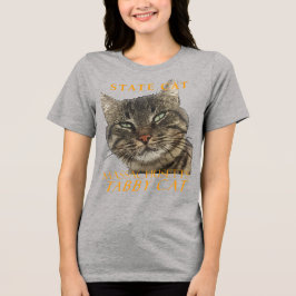 Camiseta Massachusetts Territory Cat O Charming Tabby Cat