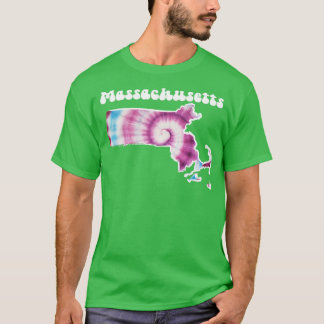 Camiseta Massachusetts Tie Dye