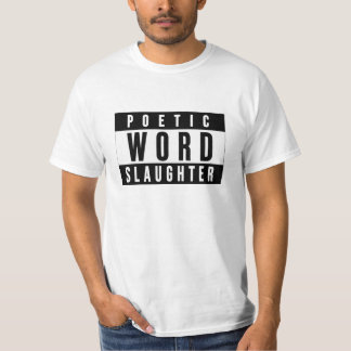 CAMISETA MASSACRE DE PALAVRAS POÉTICAS