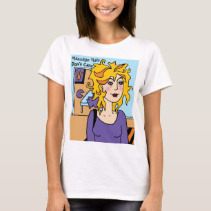 Camiseta Massage Hair não se importa com o desenho de Susa