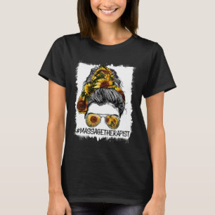 Camiseta Massage Therapist Mãe Cabelo Maluco Cortado Mãe