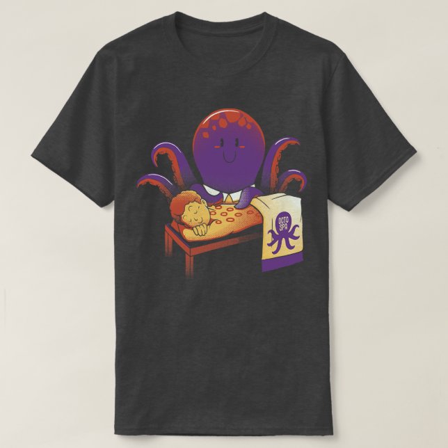 Camiseta Massagem de Octopus por Tobe Fonseca (Frente do Design)
