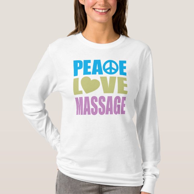 Camiseta Massagem de Paz e Amor (Frente)